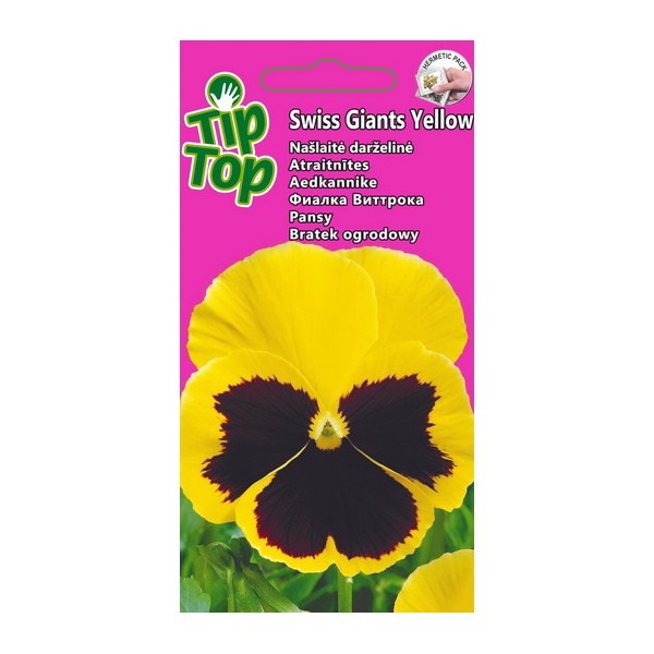 TIP TOP DARŽELINĖ NAŠLAITĖ SWISS GIANTS YELLOW