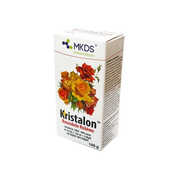 Kristalon ROZĒM, ziedošiem augiem NPK 13-5-26 + 3(Mg0) 100g