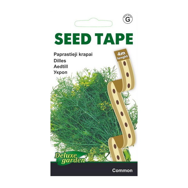 Dilles sēklu lentē