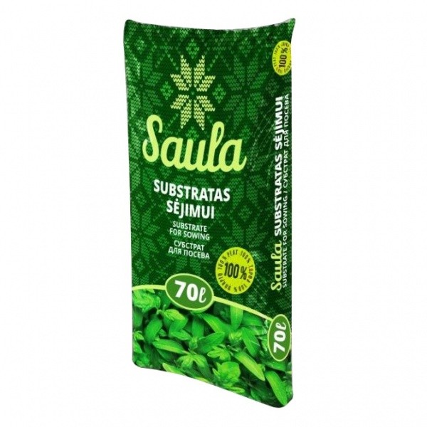 SAULA kūdras substrāts sēšanai 70l