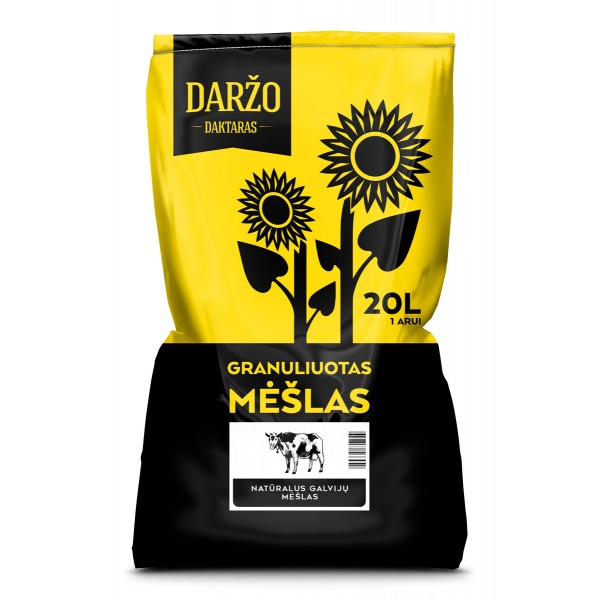 Organiskais mēslojums, liellopu kūtsmēsli (20L)