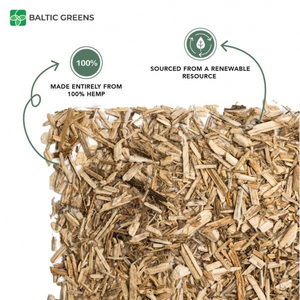 100% kaņepju barība mājdzīvniekiem Comfort Bedding & Litter 10L