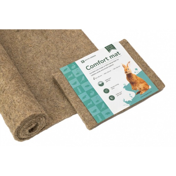 100% kaņepju šķiedras paklājiņš mājdzīvniekiem COMFORT MAT 40cm x 25cm