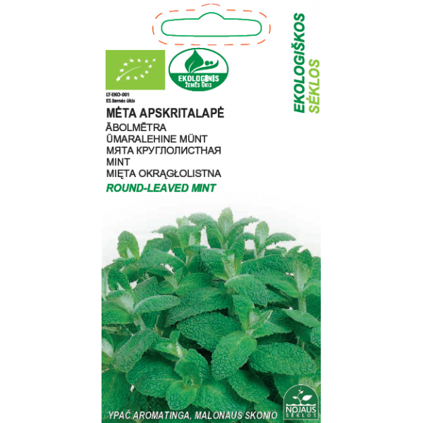 BIO piparmētra Round-Leaved Mint