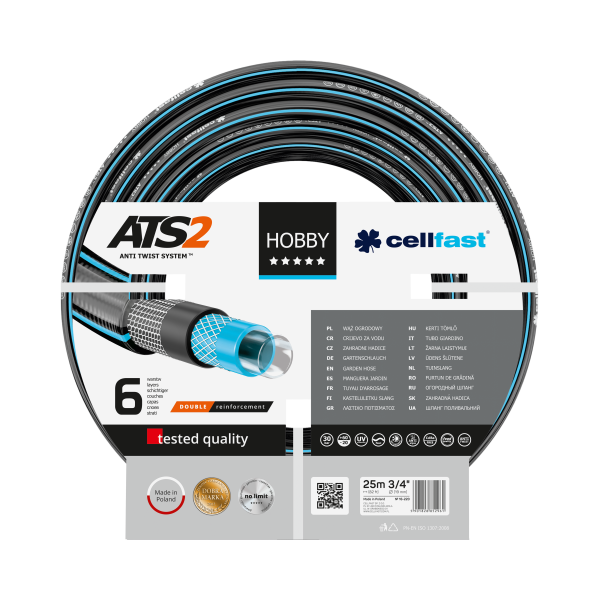 Cellfast Dārza šļūtene Hobby 3/4" 25m