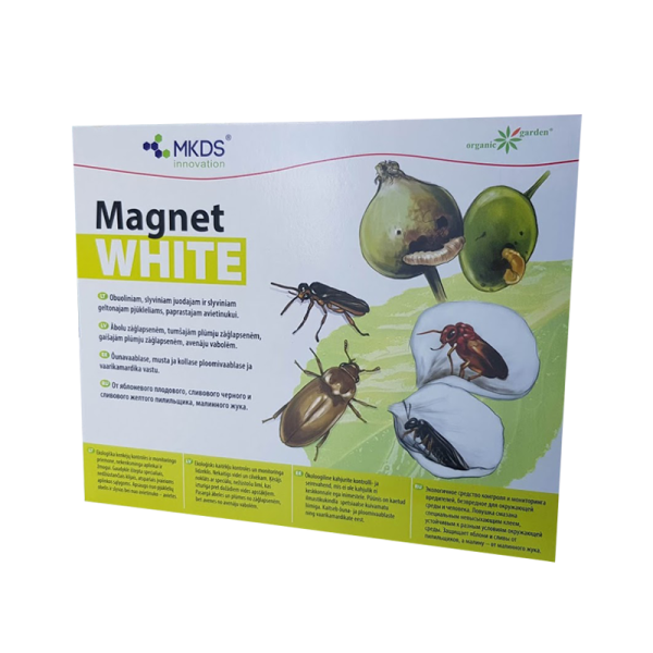 Magnet WHITE plūmju zāģim, aveņu 20x25