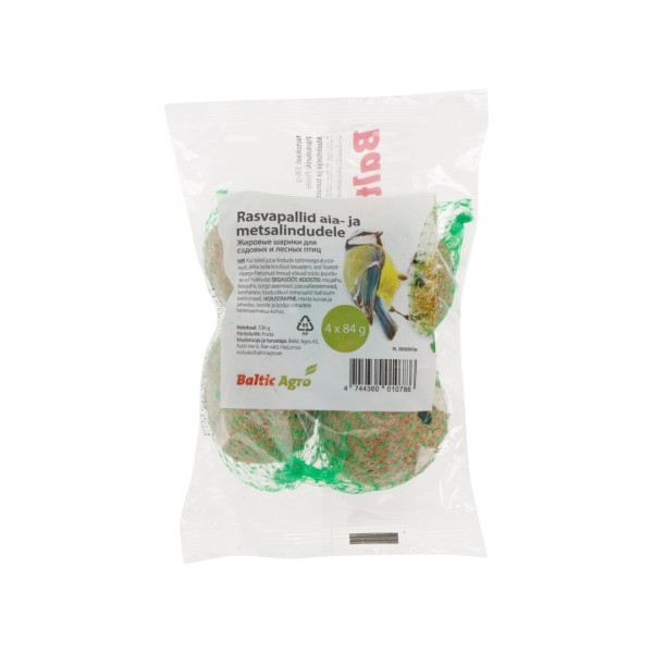 Putnu barīb "FAT BALLS" 4 x 84g