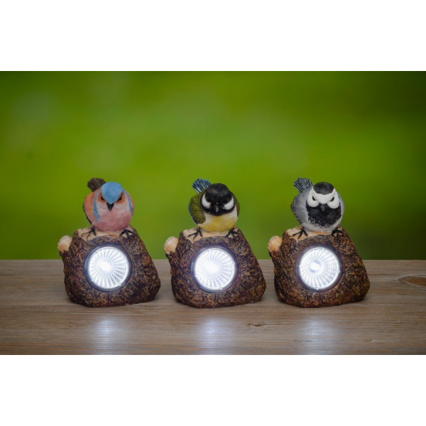 4 LIVING Dārza figūriņa ar saules lampu "Putns"