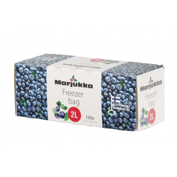 MARJUKKA Augļu saldētavas maisiņi 2L 100gab