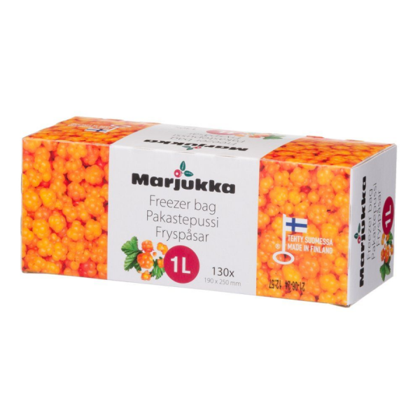 MARJUKKA Augļu saldētavas maisiņi 1L 130gab