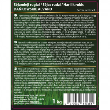 Rudzi, zaļmēslojums (1 KG)