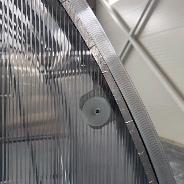 Šiltnamis KLASIKA Slim - 4 mm storio kanalinis polikarbonatas - 2 x 4 m (8 m²)