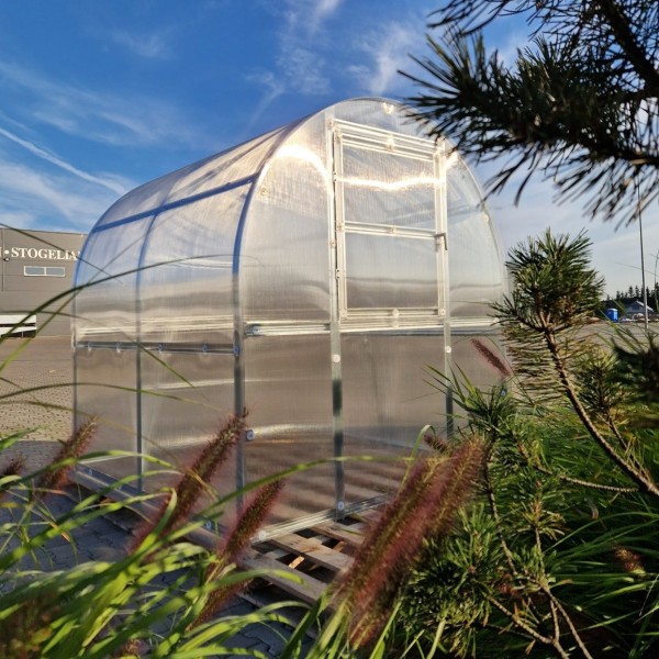Šiltnamis KLASIKA Slim - 4 mm storio kanalinis polikarbonatas - 2 x 12 m (24 m²)
