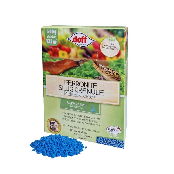 FERRONITE SLUG GRANULE nuo sraigių ir šliužų 500g
