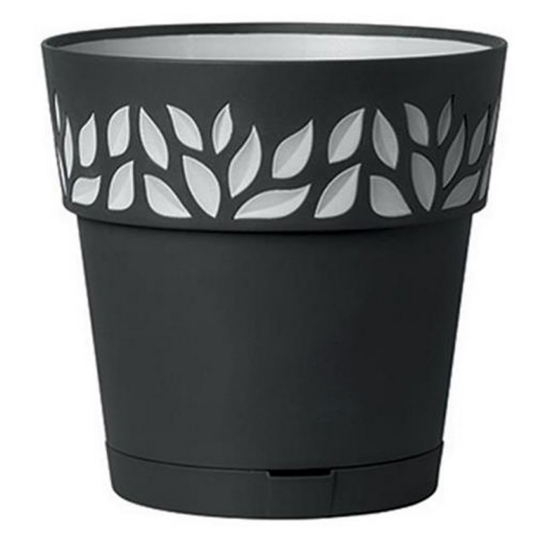 CLOE plastmasas trauks 25cm. Antracīts