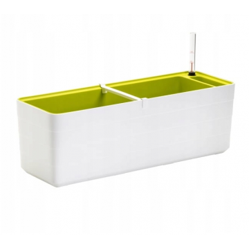Balkona puķu kaste 60cm. Balta