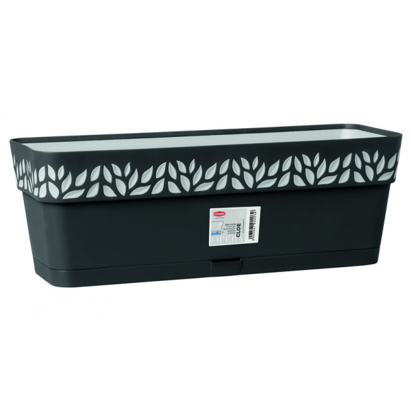CLOE plastmasas stādītājs 50cm. Antracīts