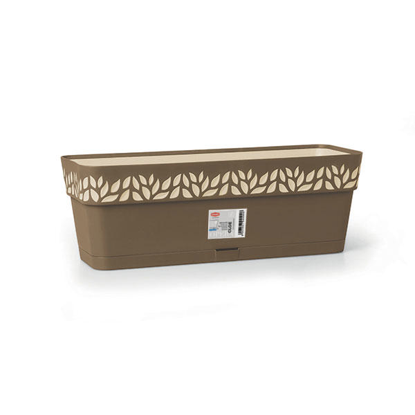 CLOE plastmasas stādītājs 50cm. Brūns