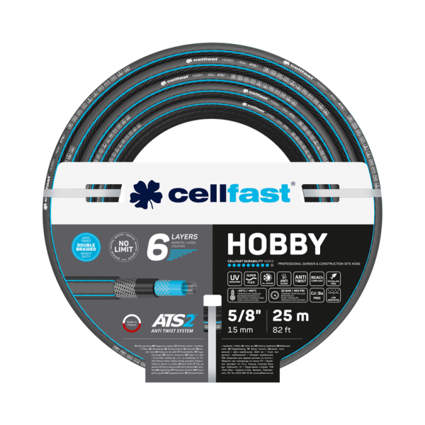 Cellfast Soda šļūtene Hobby 5/8" 25 m