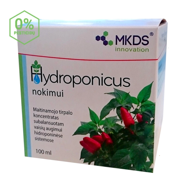 Hydroponicus šķīdums līdzsvarotai augļu nogatavošanai, 100 ml