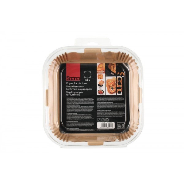 Saana gaisa fritieri kvadrātveida papīrs 50 gab.