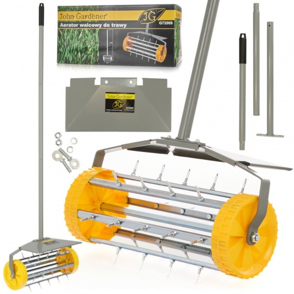 John Gardener manuālais zāliena aerators
