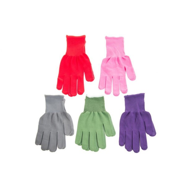 TARMO kokvilnas plānie cimdi ar punktiņiem 8 izmērs 5 gab