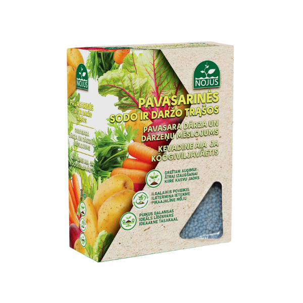 Nojus pavasara dārza un sakņu dārza mēslojums 1 kg