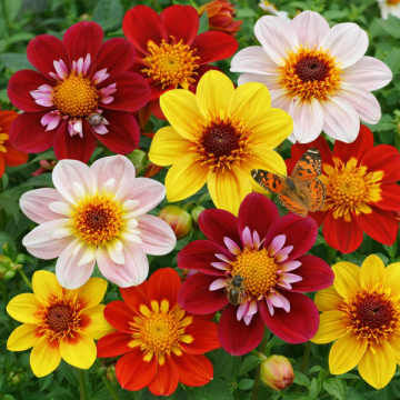 XL Dekoratyvinių jurginų...