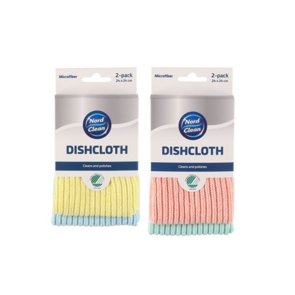 Nord Clean mikropluošto šluostės 2 vnt