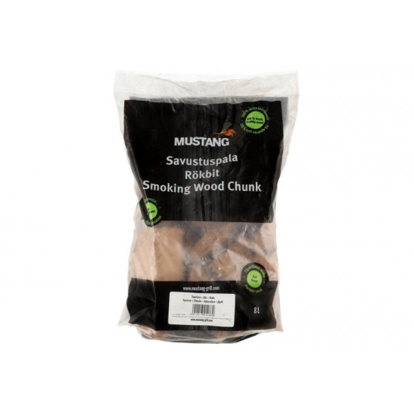 Mustang rūkymo medžio gabalėliai ąžuolo 8 l