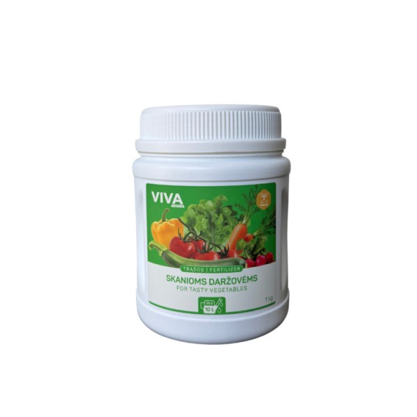 Šķīstošie mēslošanas līdzekļi garšīgiem dārzeņiem, 1 kg