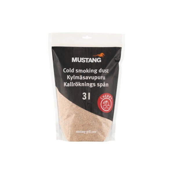 MUSTANG lobītas ķiršu skaidiņas aukstai kūpināšanai, 3 l