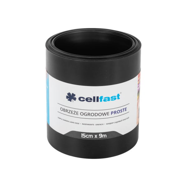 Cellfast sodo vejos apvadas juodas 15cm x 9m