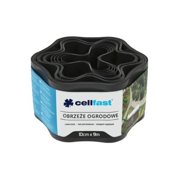 Cellfast sodo vejos apvadas juodas 10 cm x 9 m