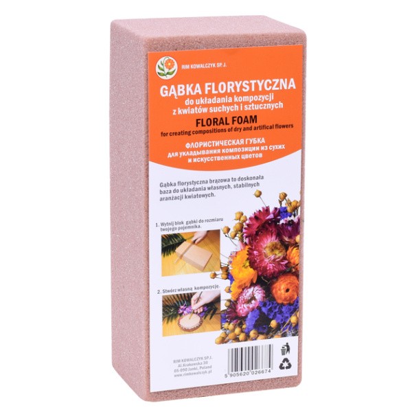 Floristinė kempinė dirbtinėms gėlėms