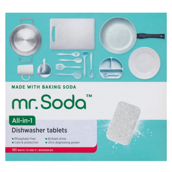 Mr. Soda trauku mazgāšanas tabletes, 30 gab.