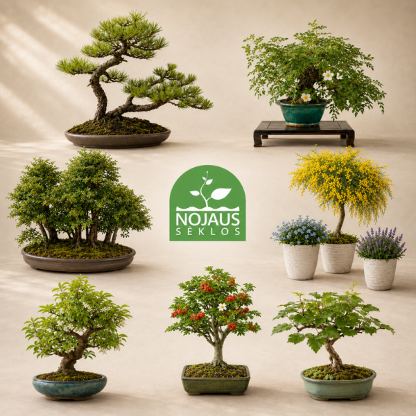 Bonsai koku sēklu komplekts 7gab.