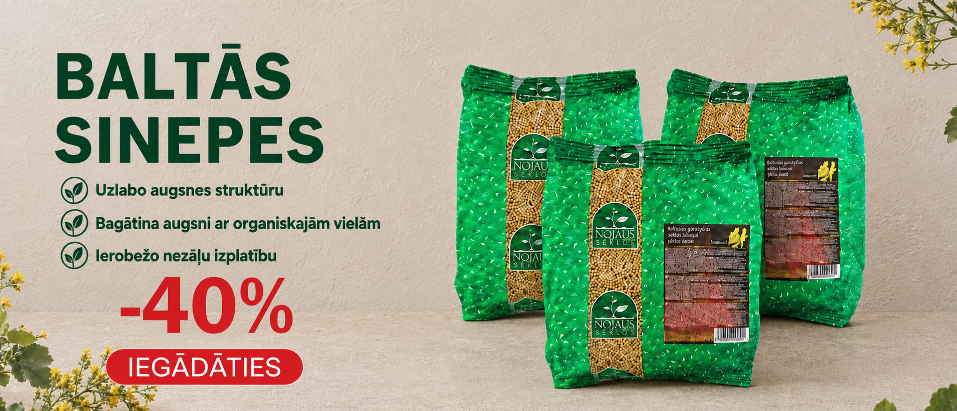 Garstyčios -40% LV